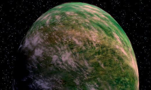 Kashyyyk Viewed From Space